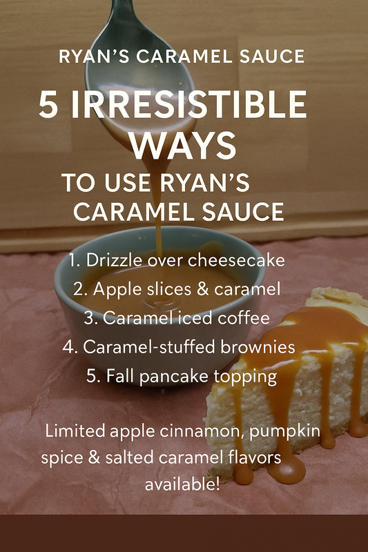 5 irresistible ways to use Ryan’s caramel sauce on desserts and drinks.
